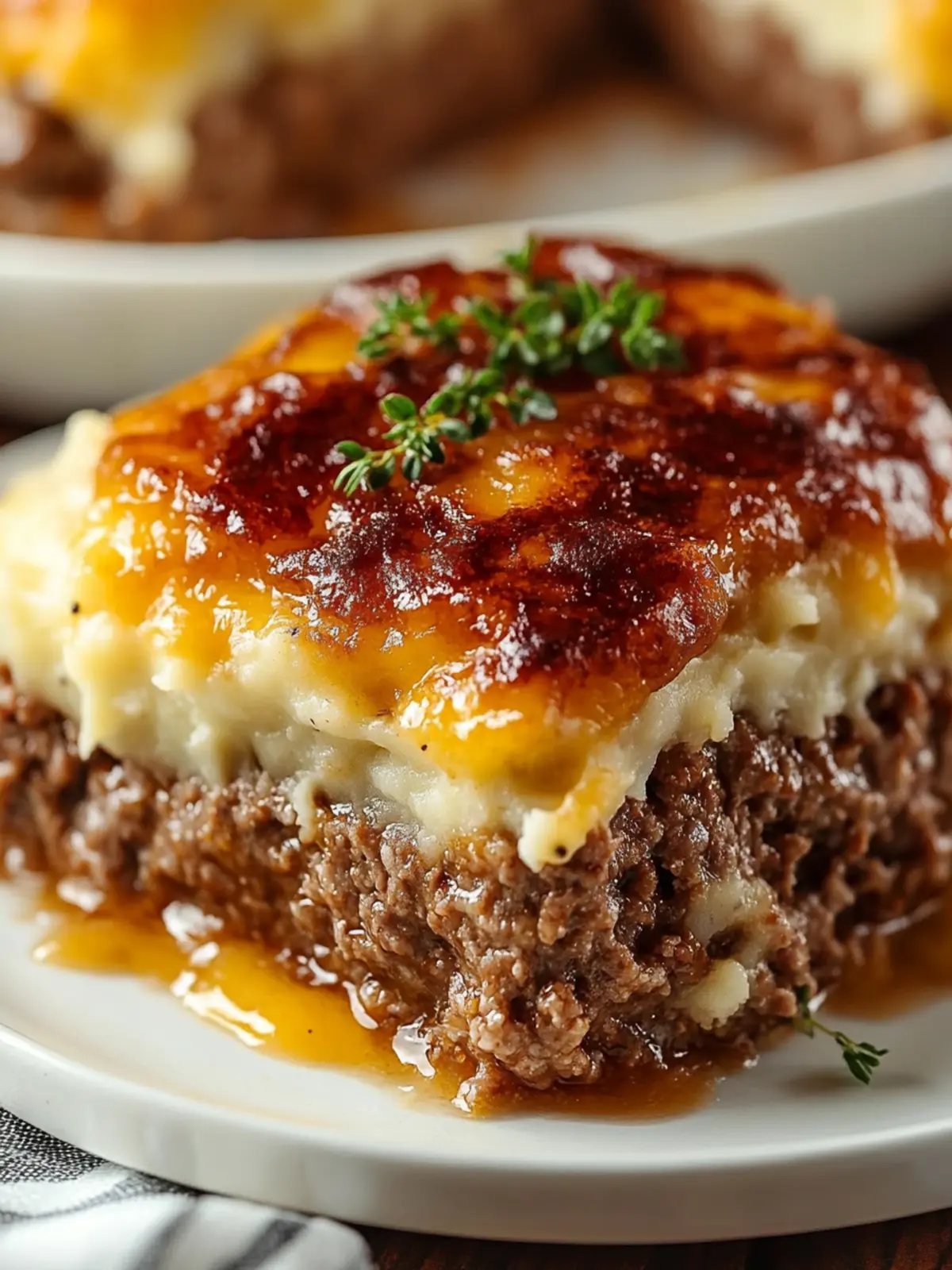 Savory Meatloaf with Mashed Potatoes and Cheese Delight 2 Meatloaf with Mashed Potatoes and Cheese