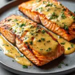 Succulent Air Fryer Salmon with Mustard Sauce in 17 Minutes 44 Air Fryer Salmon with Mustard Sauce