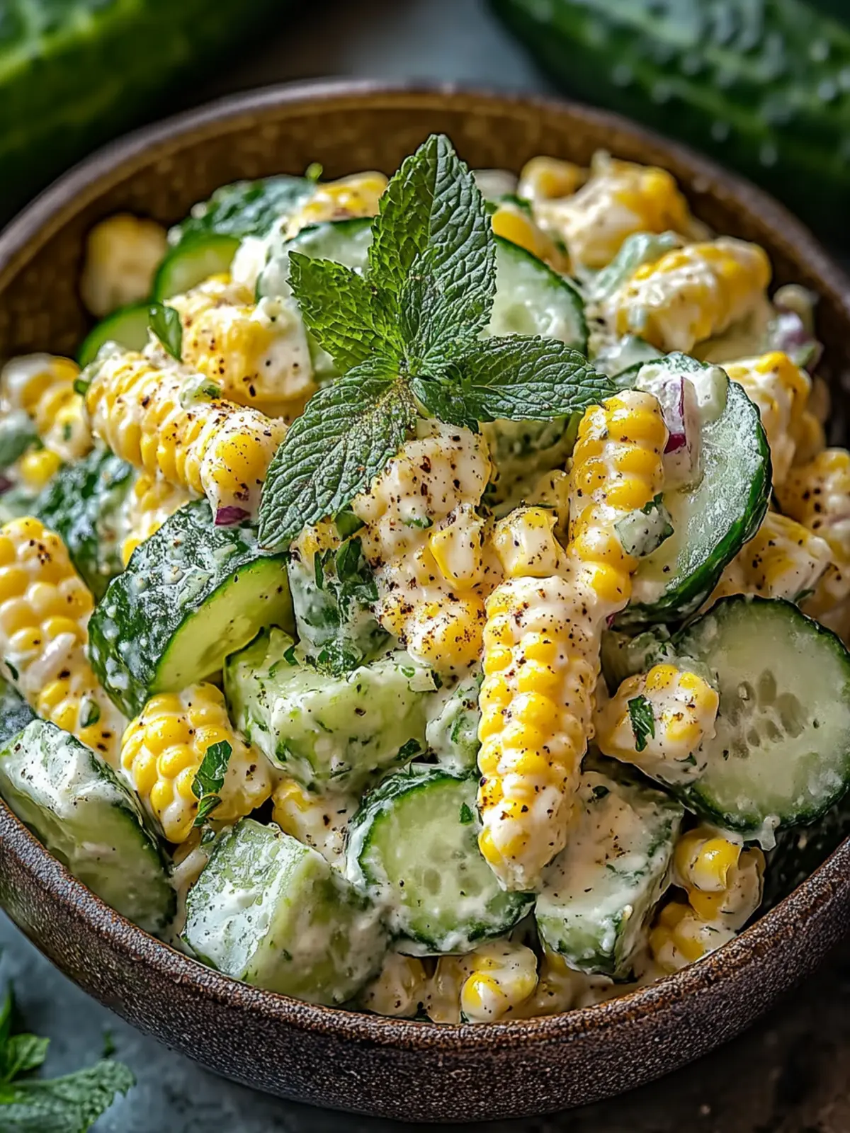 Street Corn Creamy Cucumber Salad: Your Summer Must-Try Delight 3 Street Corn Creamy Cucumber Salad