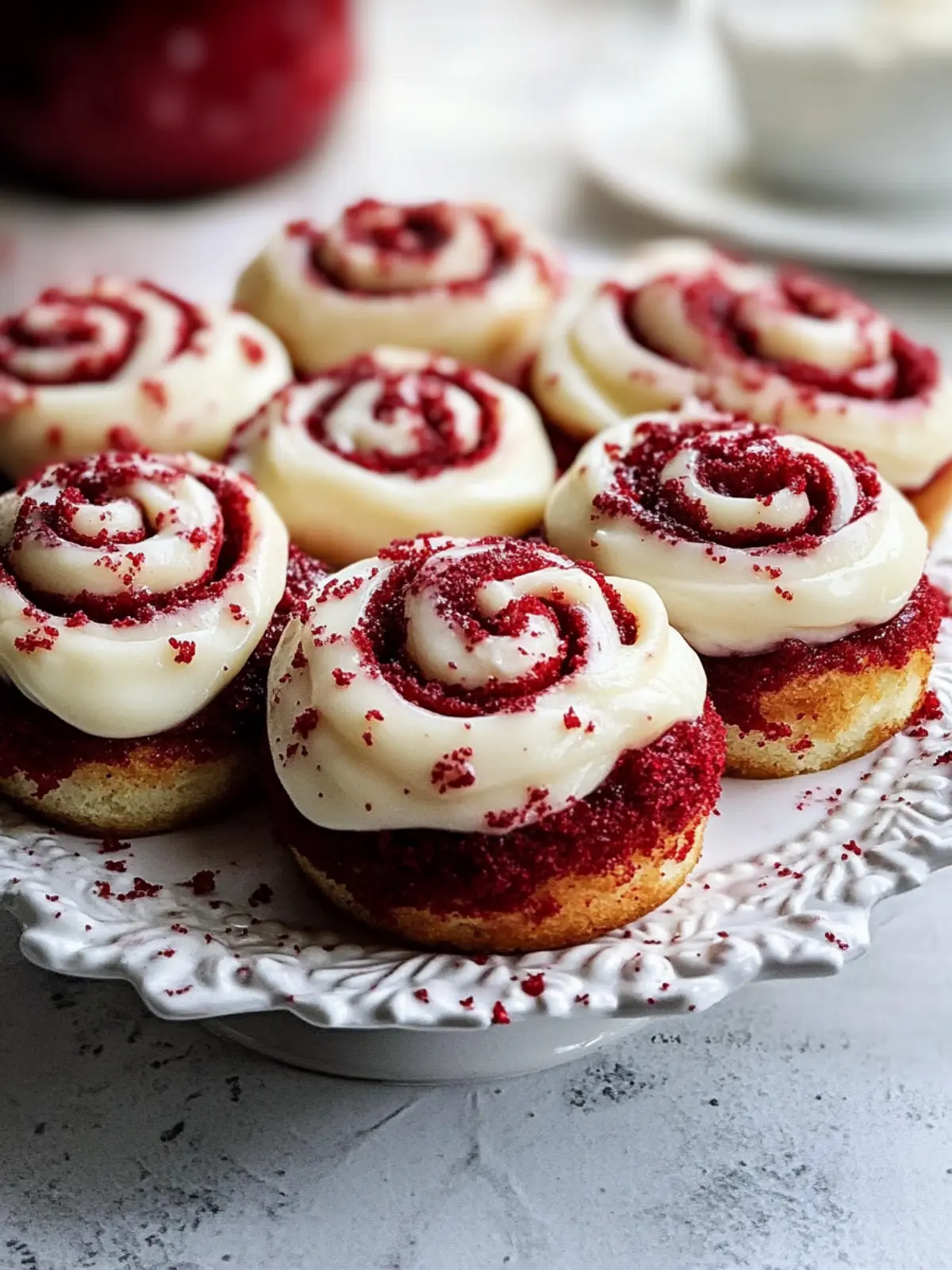 Heavenly Red Velvet Cinnamon Rolls to Winter's Sweet Escape 3 Heavenly Red Velvet Cinnamon Rolls