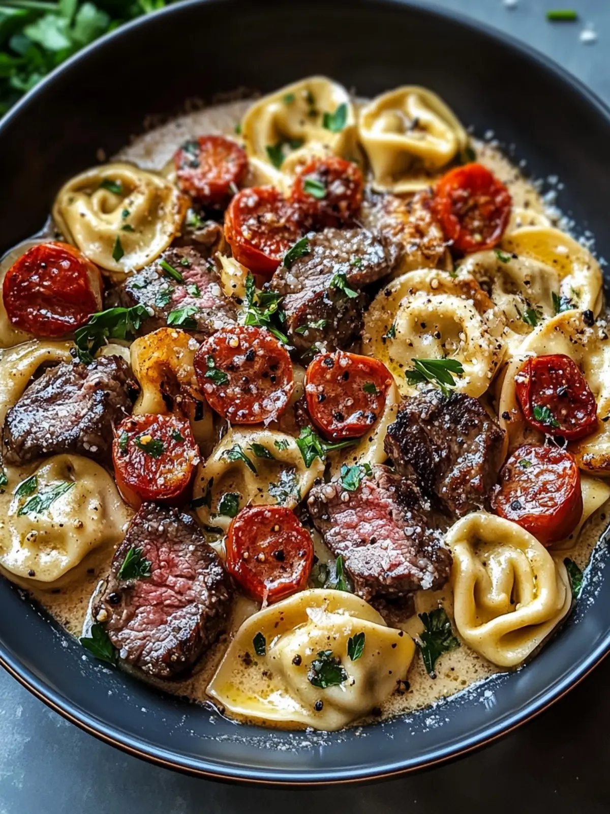 Garlic Steak Tortellini: Quick Comfort Food Bliss 3 Garlic Steak Tortellini