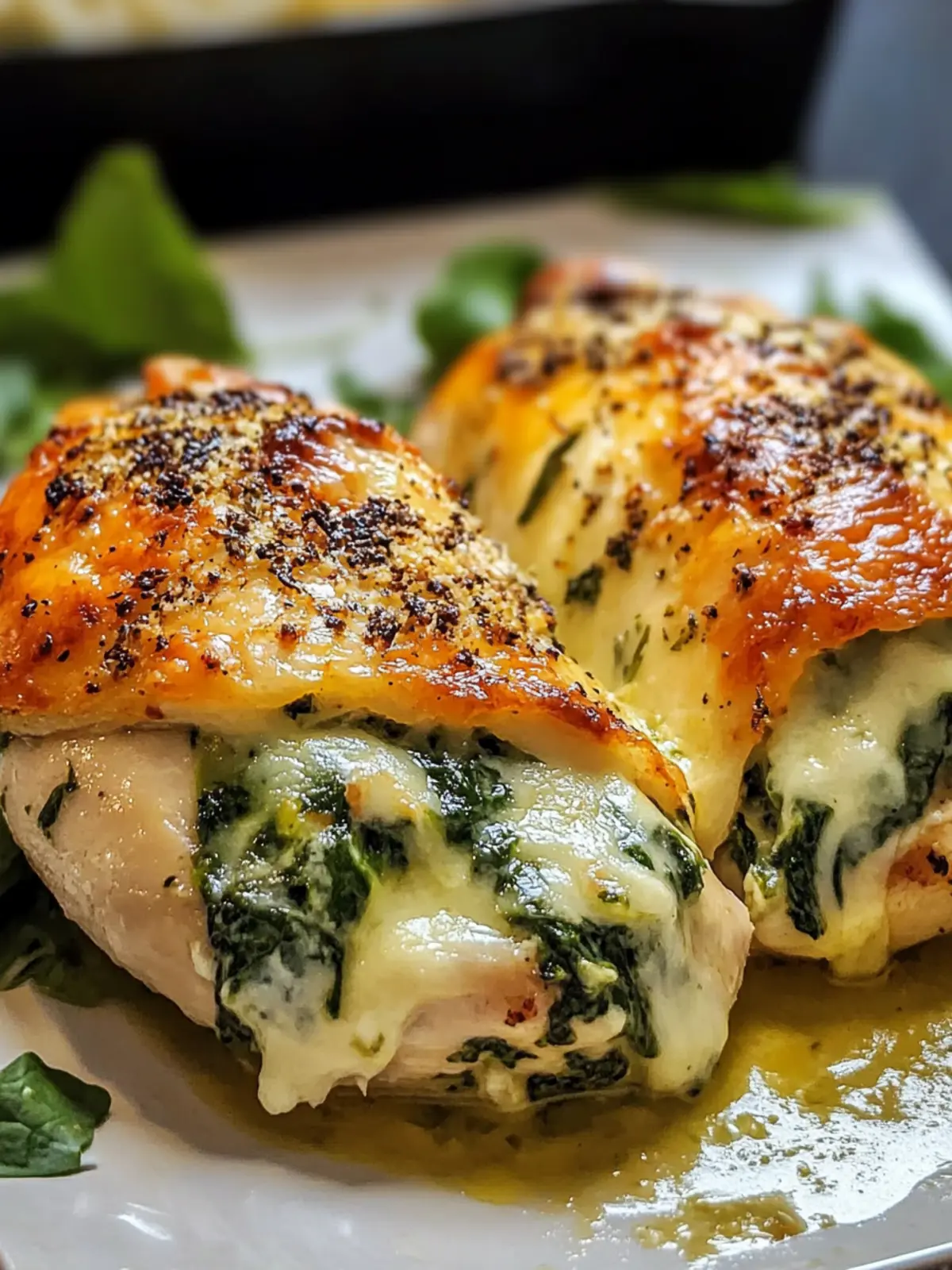 Spinach Cheese Stuffed Chicken: A Flavor-Packed Delight 2 Spinach Cheese Stuffed Chicken