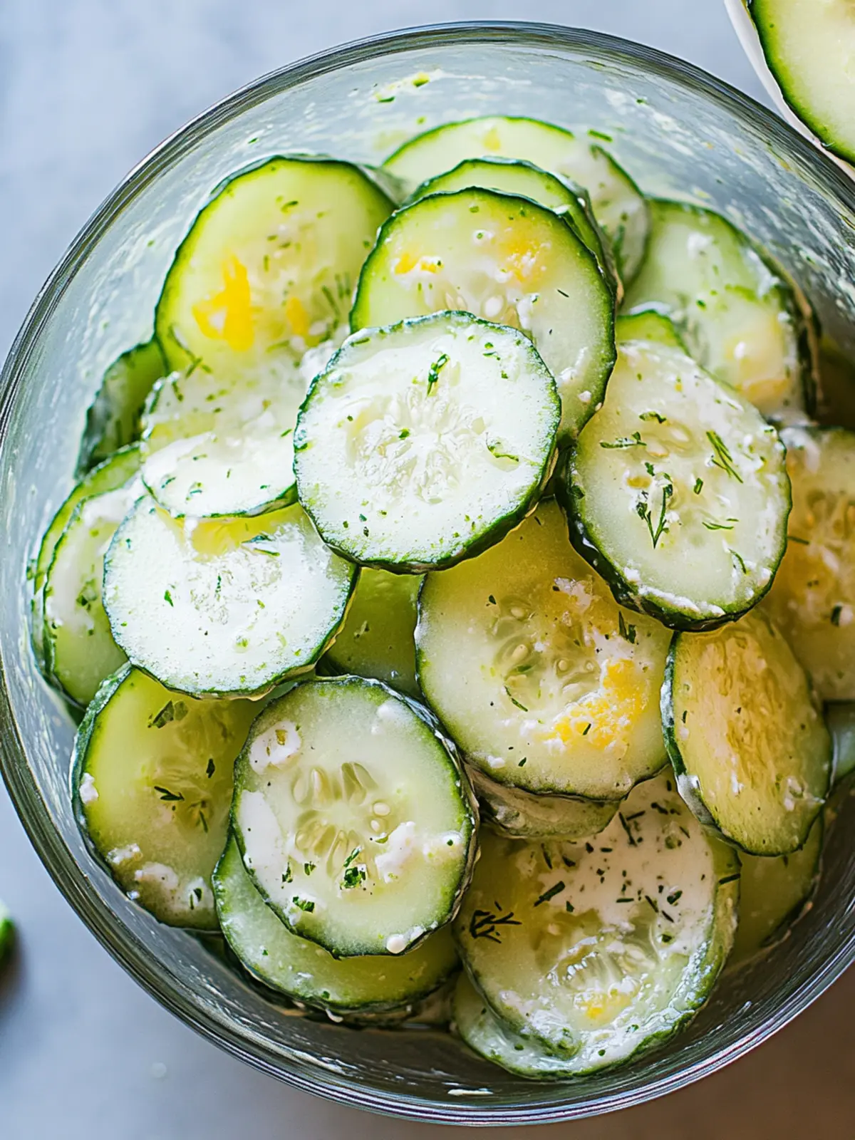 Refreshing Pickle Juice Ranch Cucumber Salad for Summer Fun 4 Pickle Juice Ranch Cucumber Salad