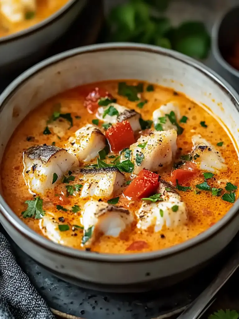 Zesty Cajun Fish Soup