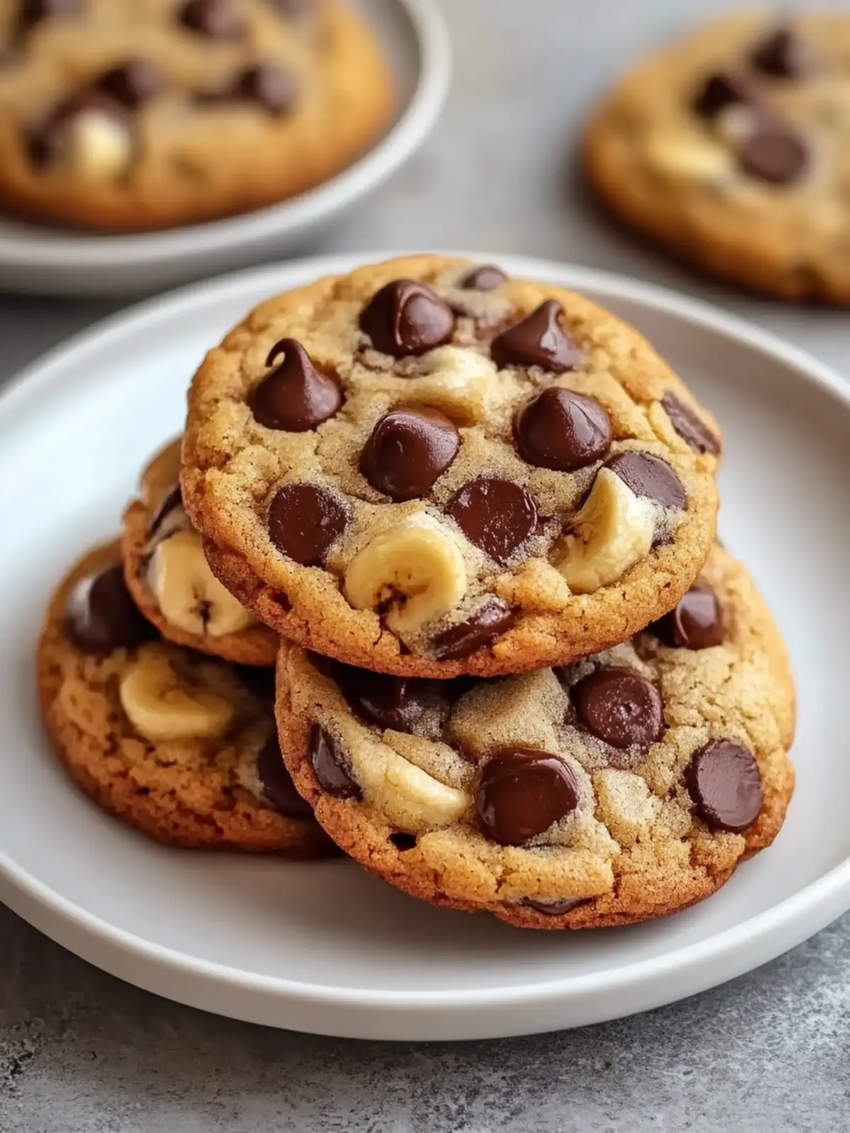Chewy Banana Bread Chocolate Chip Cookies for Cozy Nights 4 Chewy Banana Bread Chocolate Chip Cookies