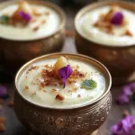 Delight in Sitaphal Phirni in Motichoor Cups for a Tropical Treat 9 Sitaphal Phirni in Motichoor Cups