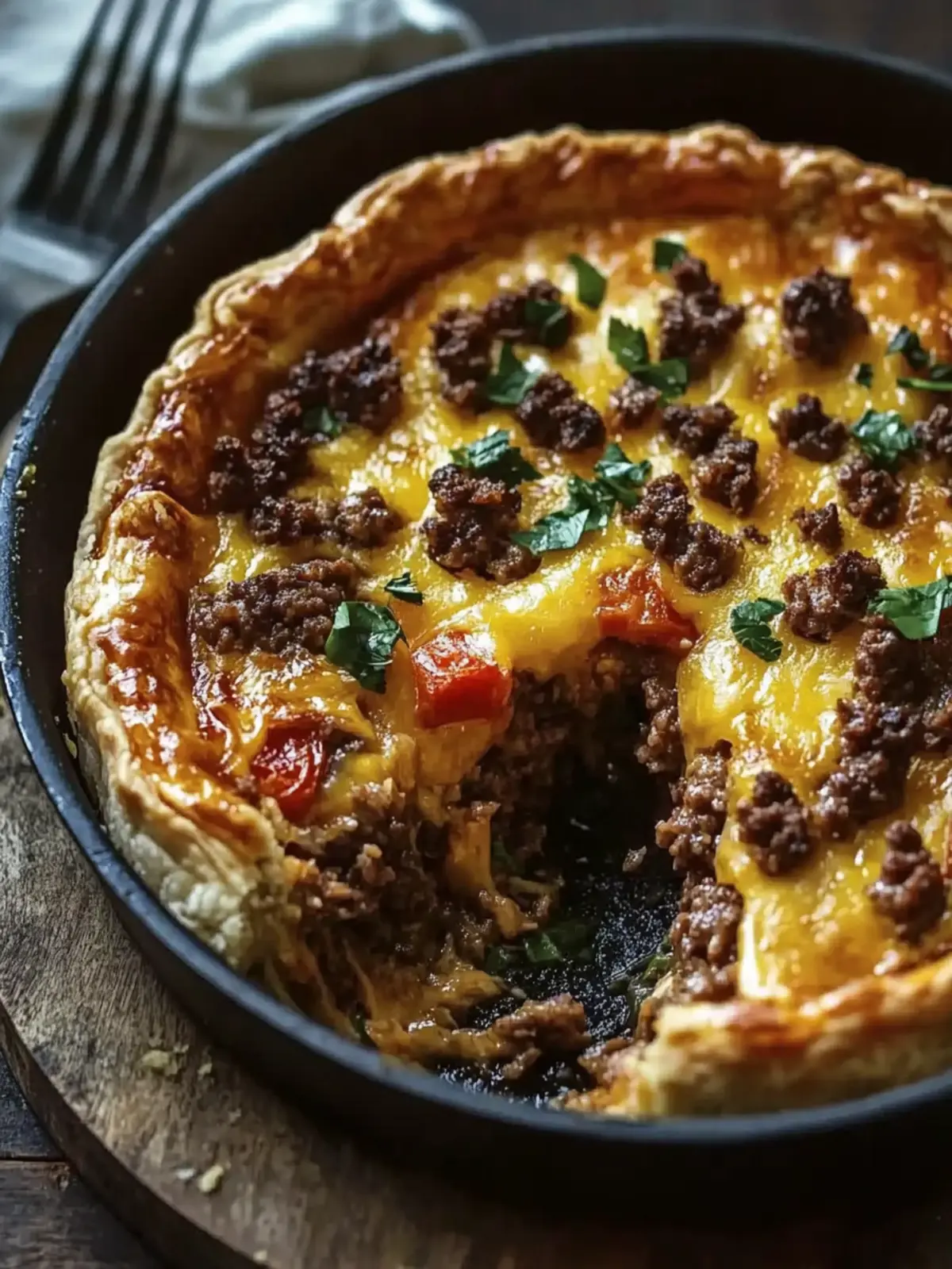 Irresistible One-Pan Cheeseburger Pie Dinner Your Family Will Love 2 One-Pan Cheeseburger Pie Dinner