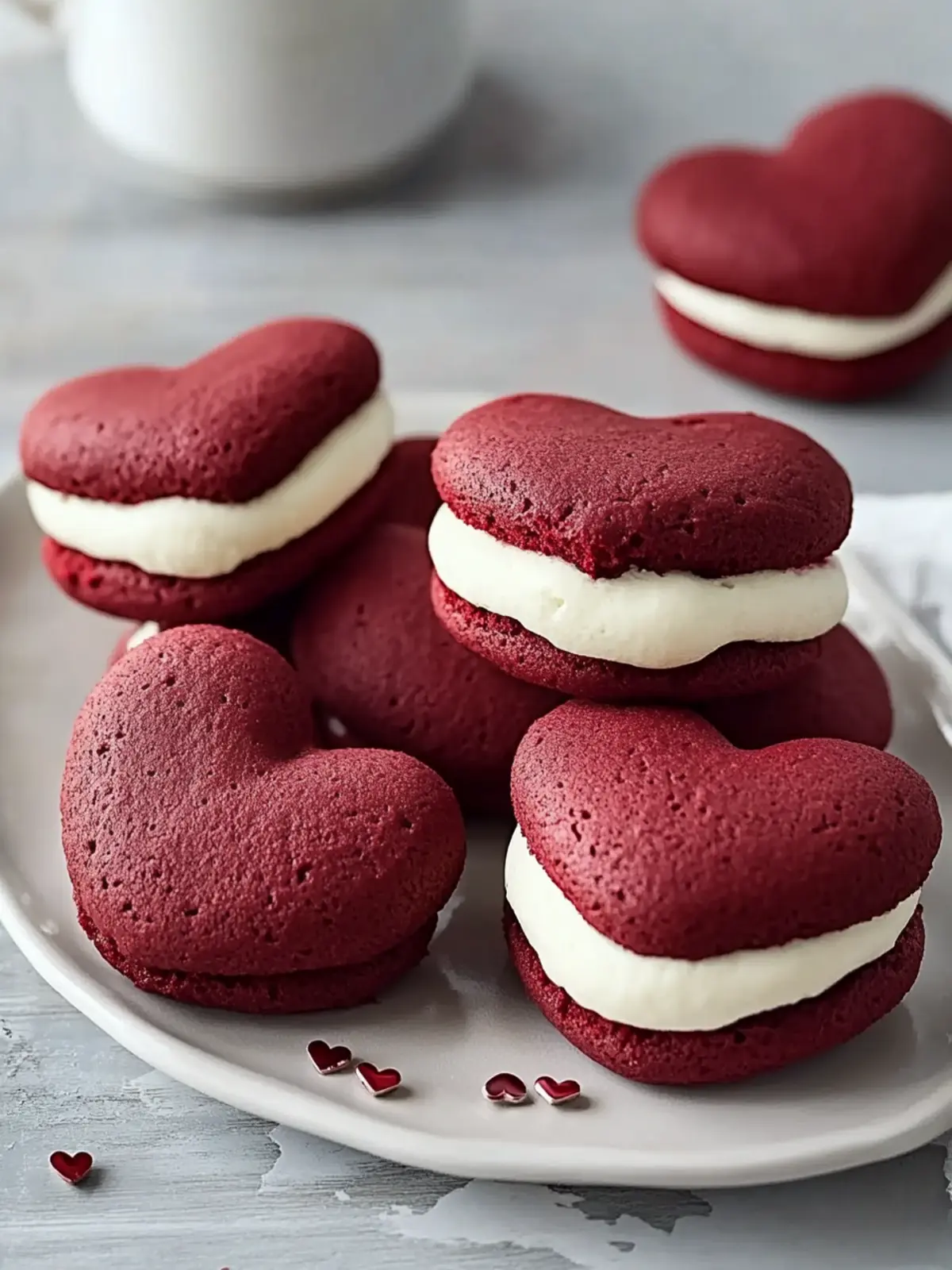 Heart-Shaped Red Velvet Whoopie Pies for Your Sweetest Moments 5 Heart-Shaped Red Velvet Whoopie Pies