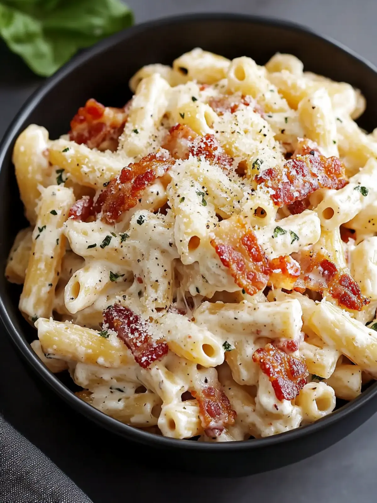 Creamy Bacon Cheddar Ranch Pasta That'll Wow Your Guests 4 Creamy Bacon Cheddar Ranch Pasta