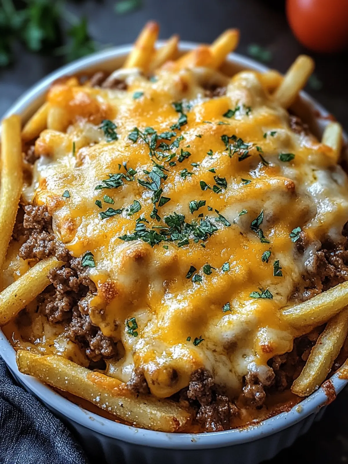 Cheeseburger French Fry Casserole: Comfort Food Made Easy 2 Cheeseburger French Fry Casserole