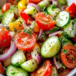 Zesty Tomato Cucumber Salad to Brighten Your Summer Meals 8 Tomato Cucumber Salad
