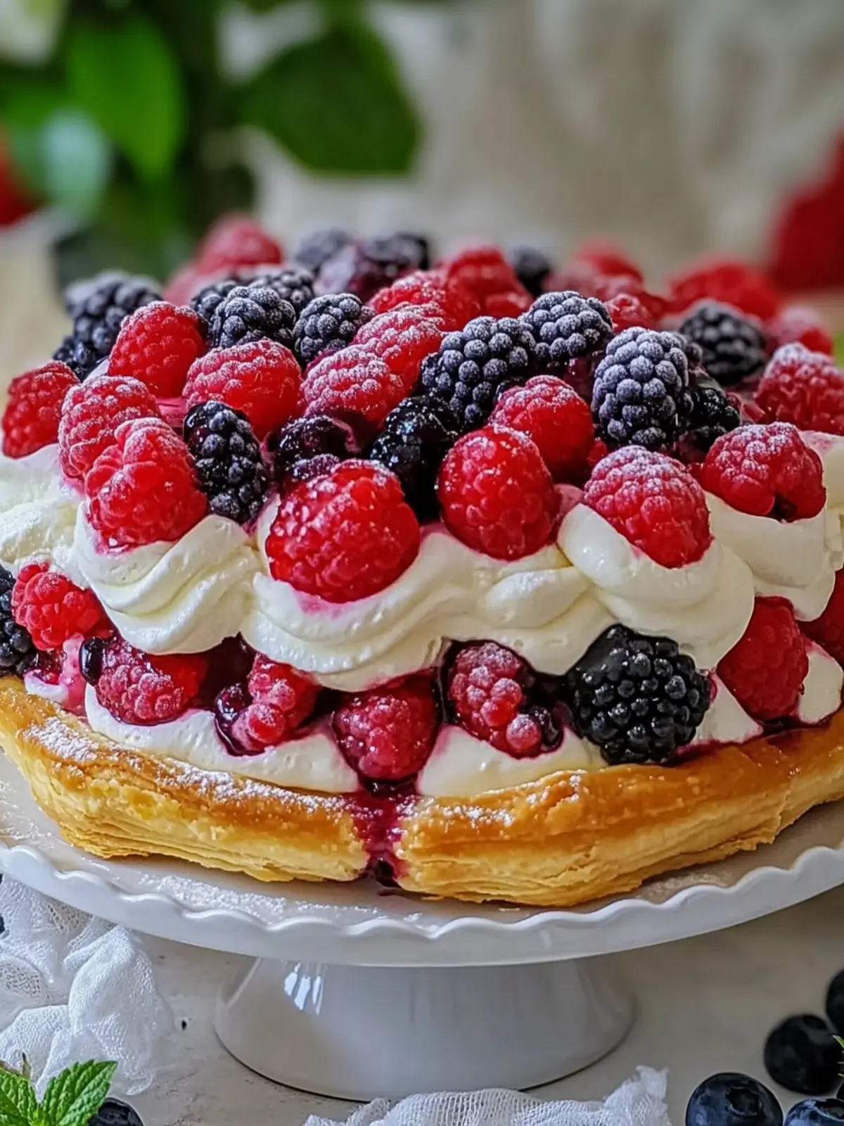 Berry Cream Pastry Cake: A Deliciously Customizable Dessert 4 Berry Cream Pastry Cake