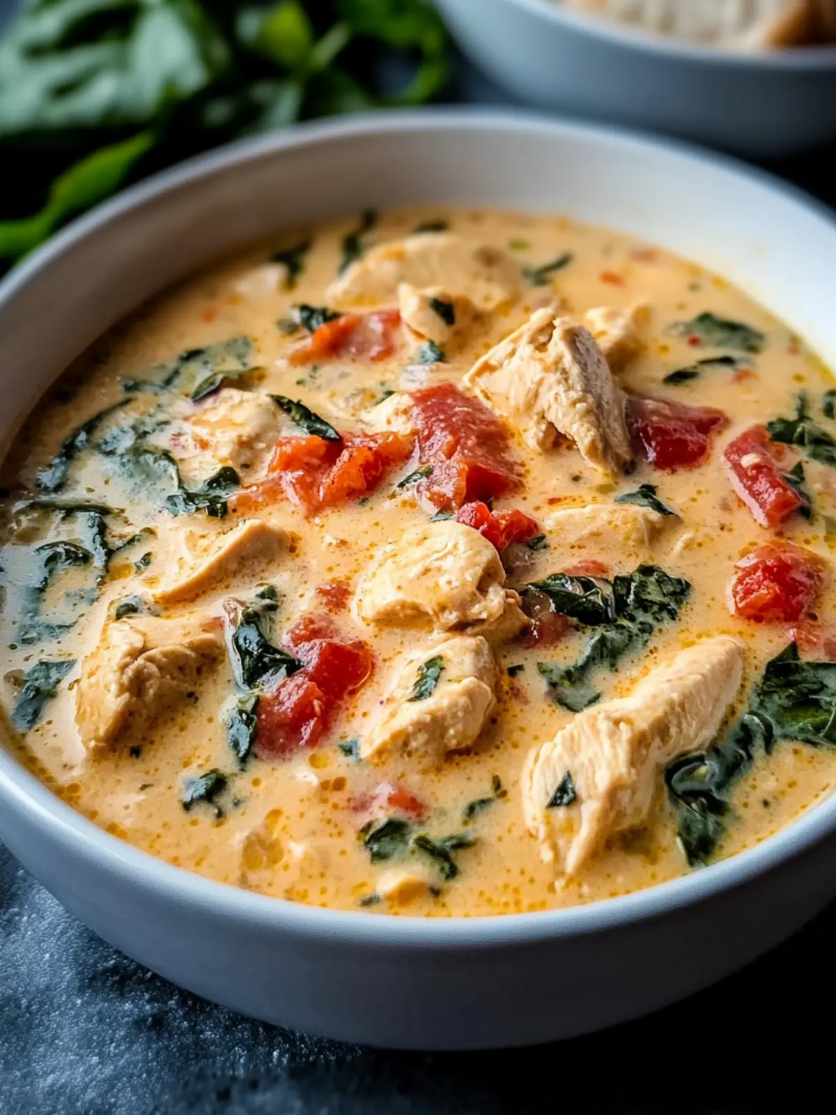Creamy Tuscan Chicken Soup: A Cozy Italian Delight 4 Creamy Tuscan Chicken Soup
