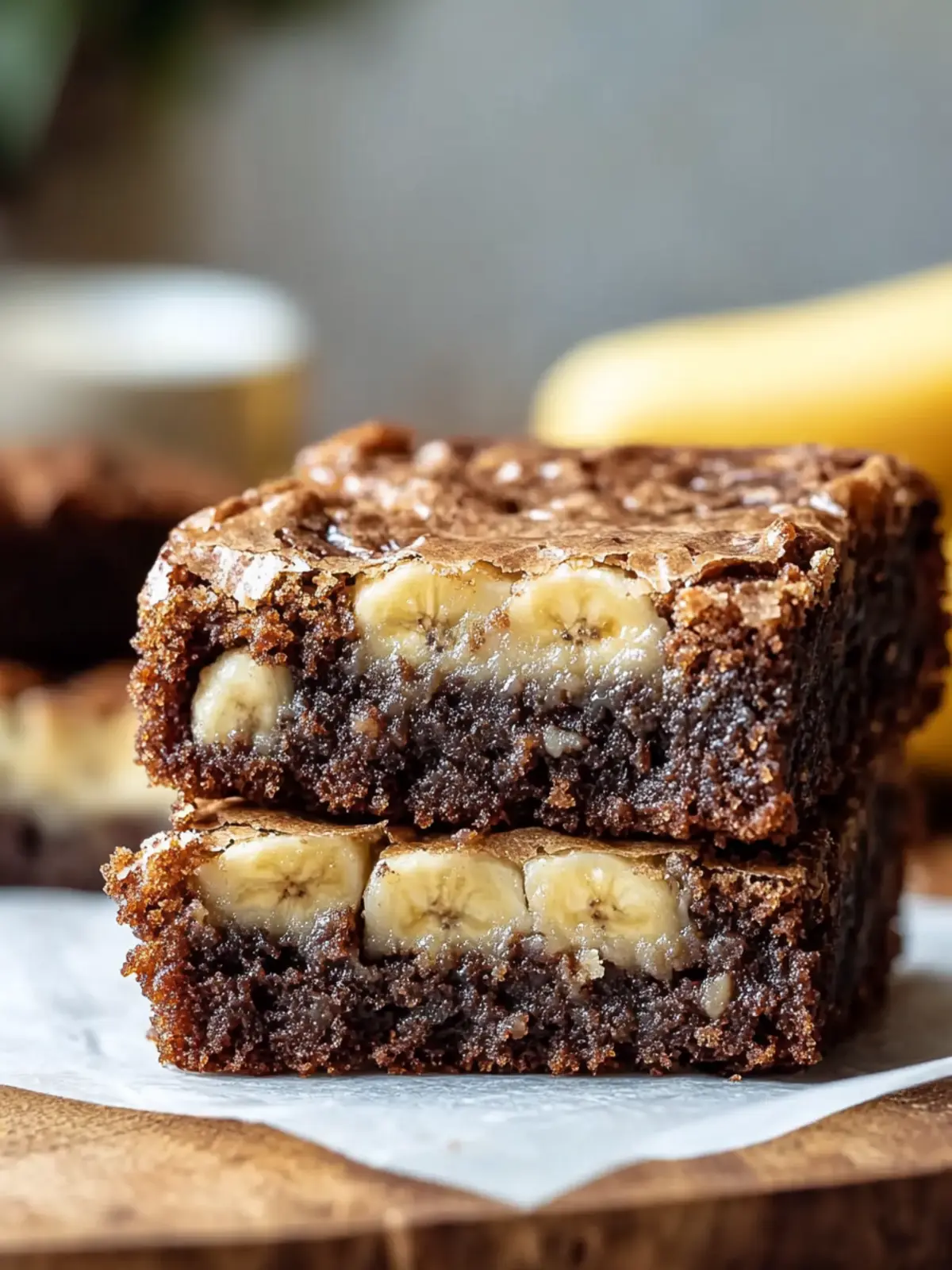 Irresistible Banana Bread Brownies That Melt in Your Mouth 2 Banana Bread Brownies