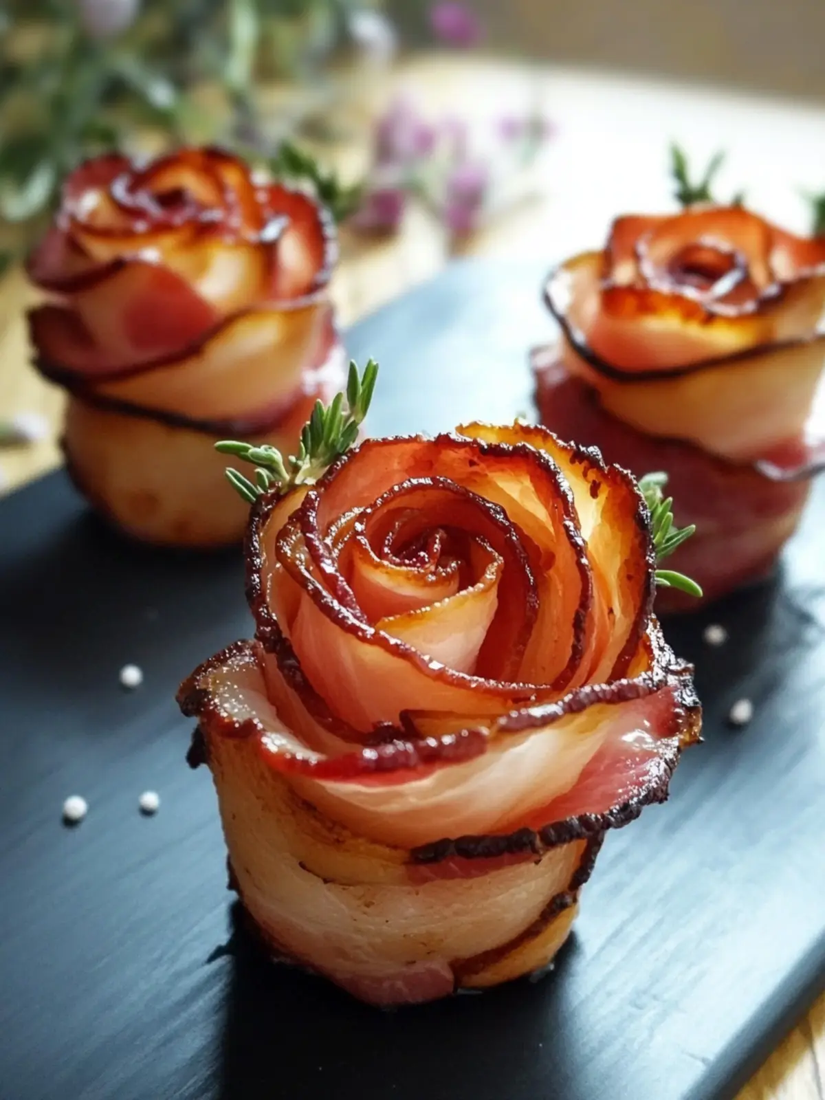Savory Bacon Roses: Elevate Your Appetizer Game Today 4 Savory Bacon Roses