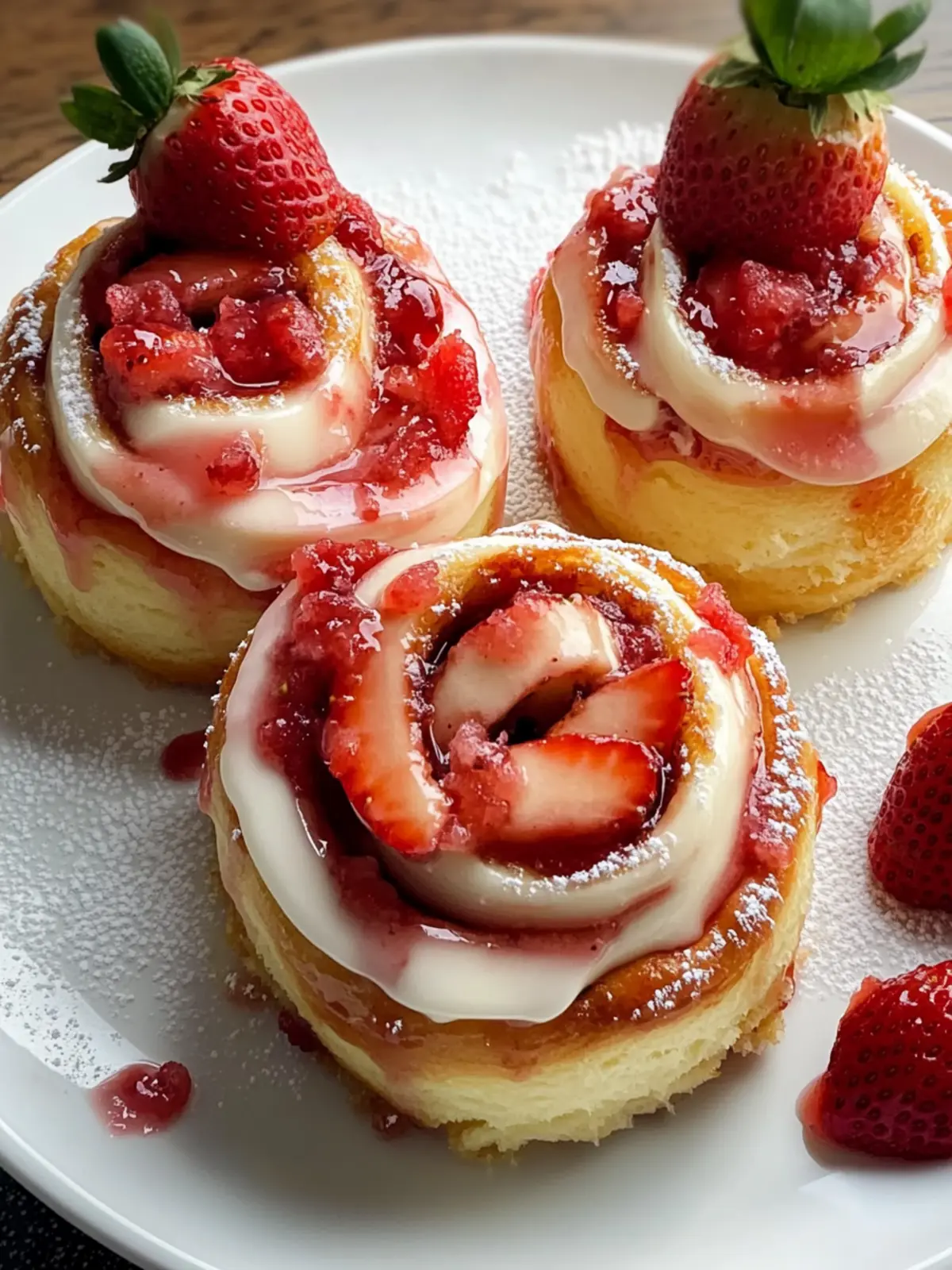 Irresistible Strawberry Cheesecake Cinnabon Rolls for Breakfast Bliss 3 Strawberry Cheesecake Cinnabon Rolls
