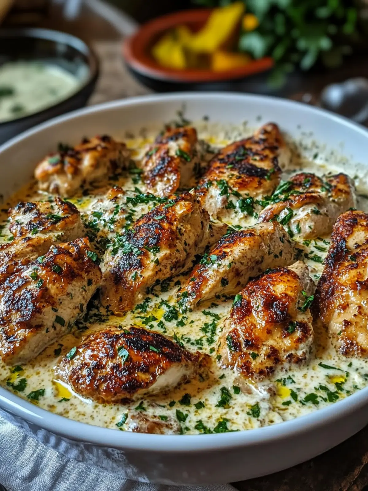 Delicious Turkish Chicken with Creamy White Sauce in 30 Minutes 2 Turkish Chicken with Creamy White Sauce