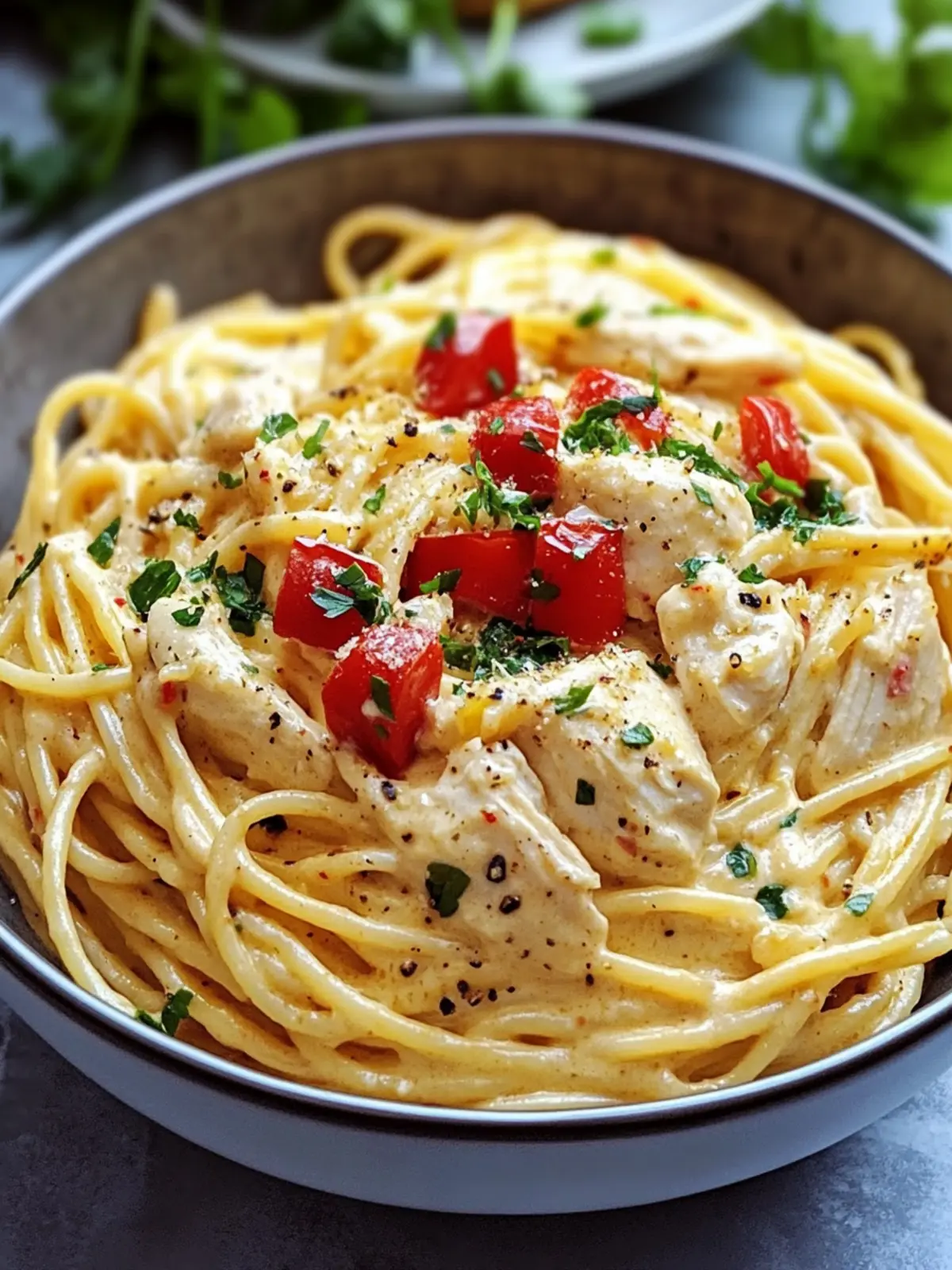 Creamy Crockpot Chicken Spaghetti for Effortless Weeknight Comfort 2 Creamy Crockpot Chicken Spaghetti