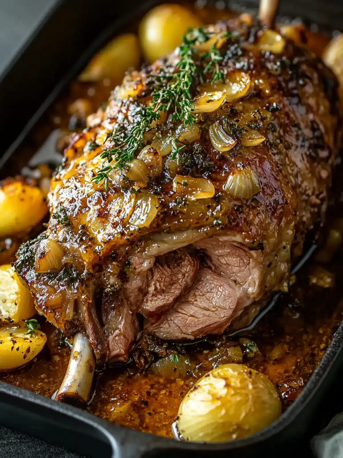 Irresistible Roasted Garlic Honey Lamb Shoulder Recipe to Savor 2 Roasted Garlic Honey Lamb Shoulder