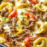 Crock Pot Cheesesteak Tortellini – A Cozy One-Pot Wonder 6 Crock Pot Cheesesteak Tortellini