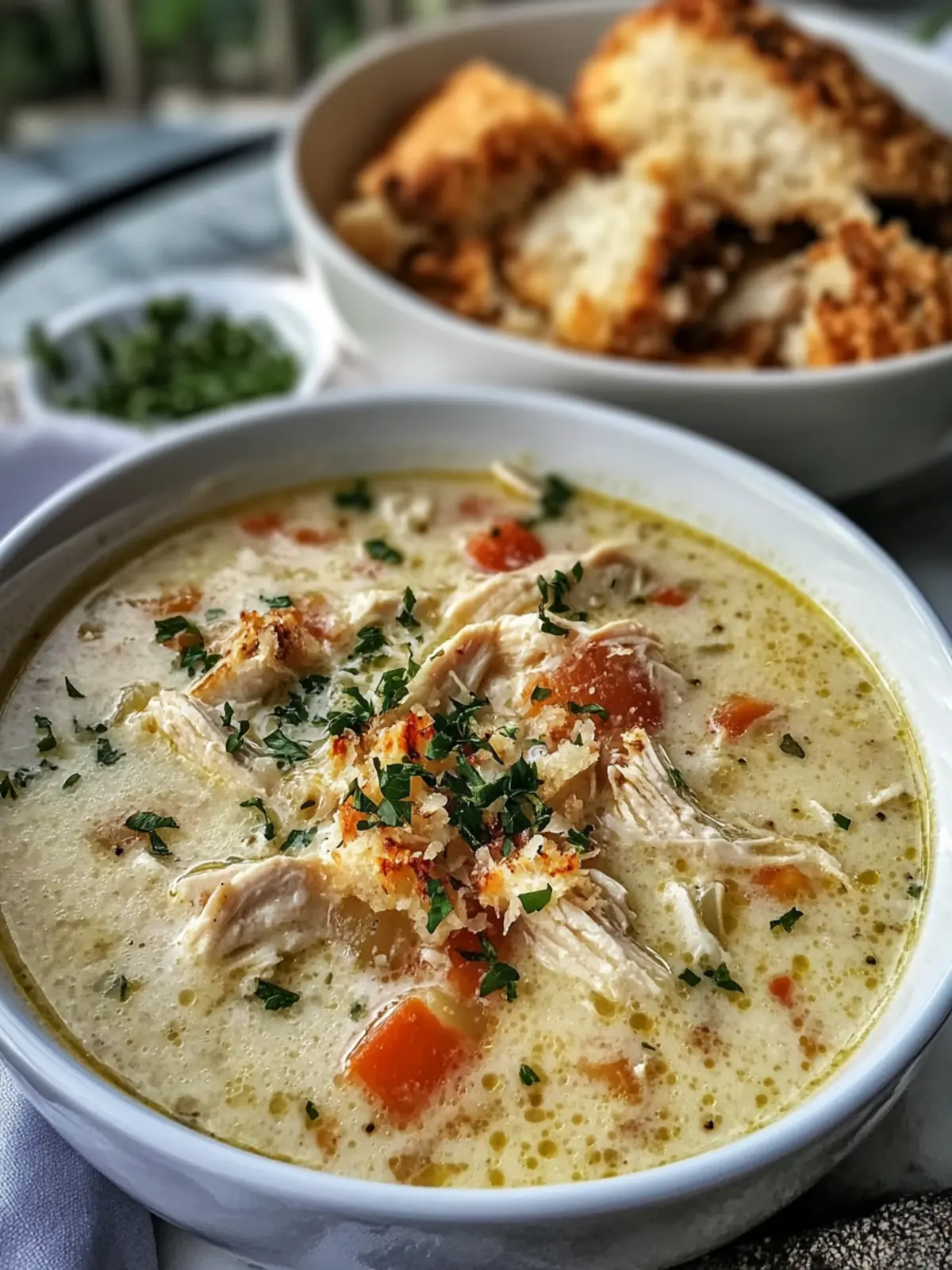 Garlic Parmesan Chicken Soup That Warms the Soul 3 Garlic Parmesan Chicken Soup