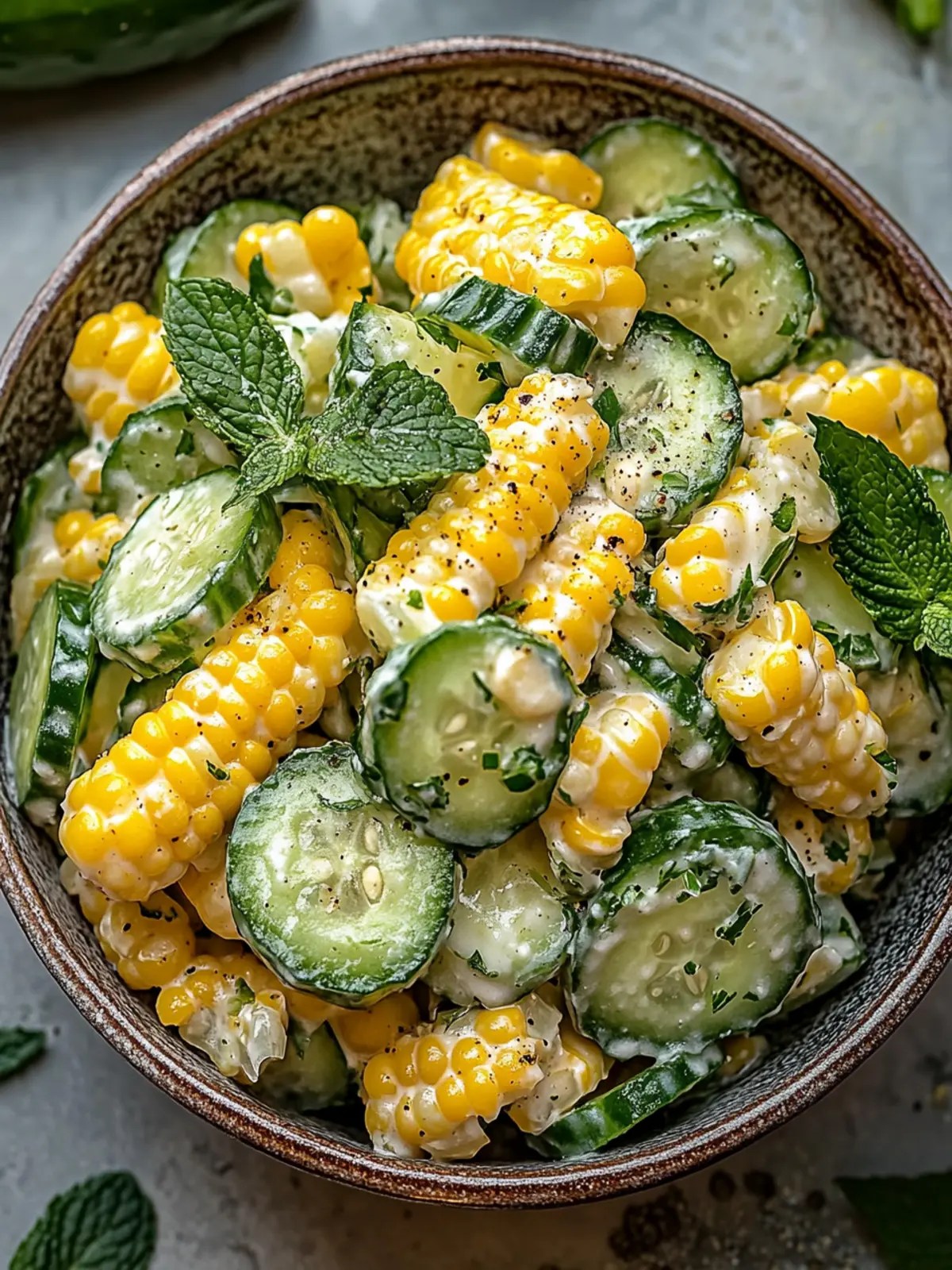 Street Corn Creamy Cucumber Salad: Your Summer Must-Try Delight 5 Street Corn Creamy Cucumber Salad