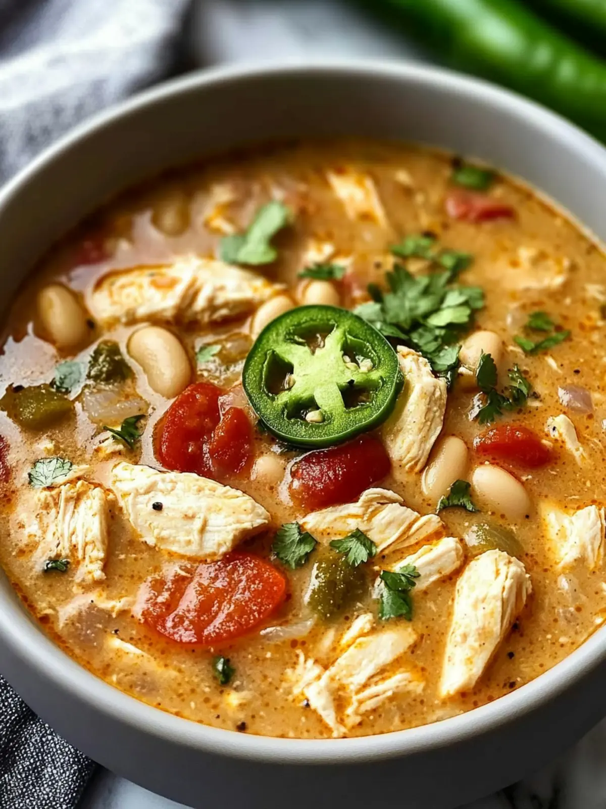 Cajun White Chicken Chili: Creamy, Spicy Comfort in a Bowl 3 Cajun White Chicken Chili