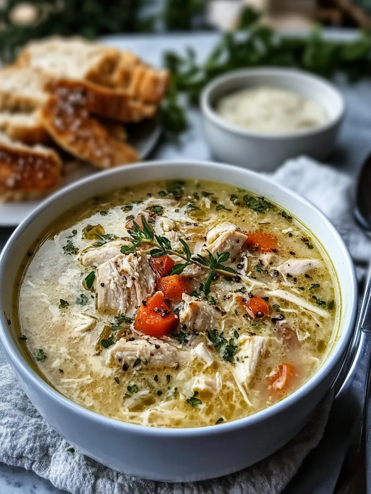 Garlic Parmesan Chicken Soup That Warms the Soul 4 Garlic Parmesan Chicken Soup