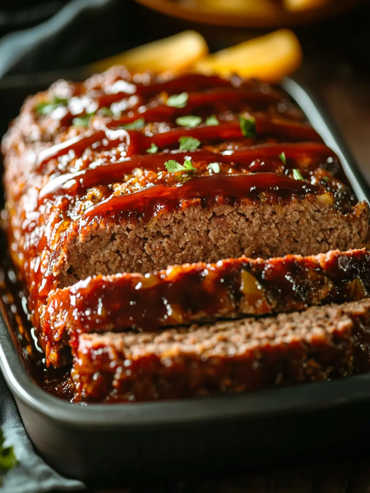 Savory Beef and Pork Meatloaf with a Tangy Glaze Twist 2 Savory Beef and Pork Meatloaf