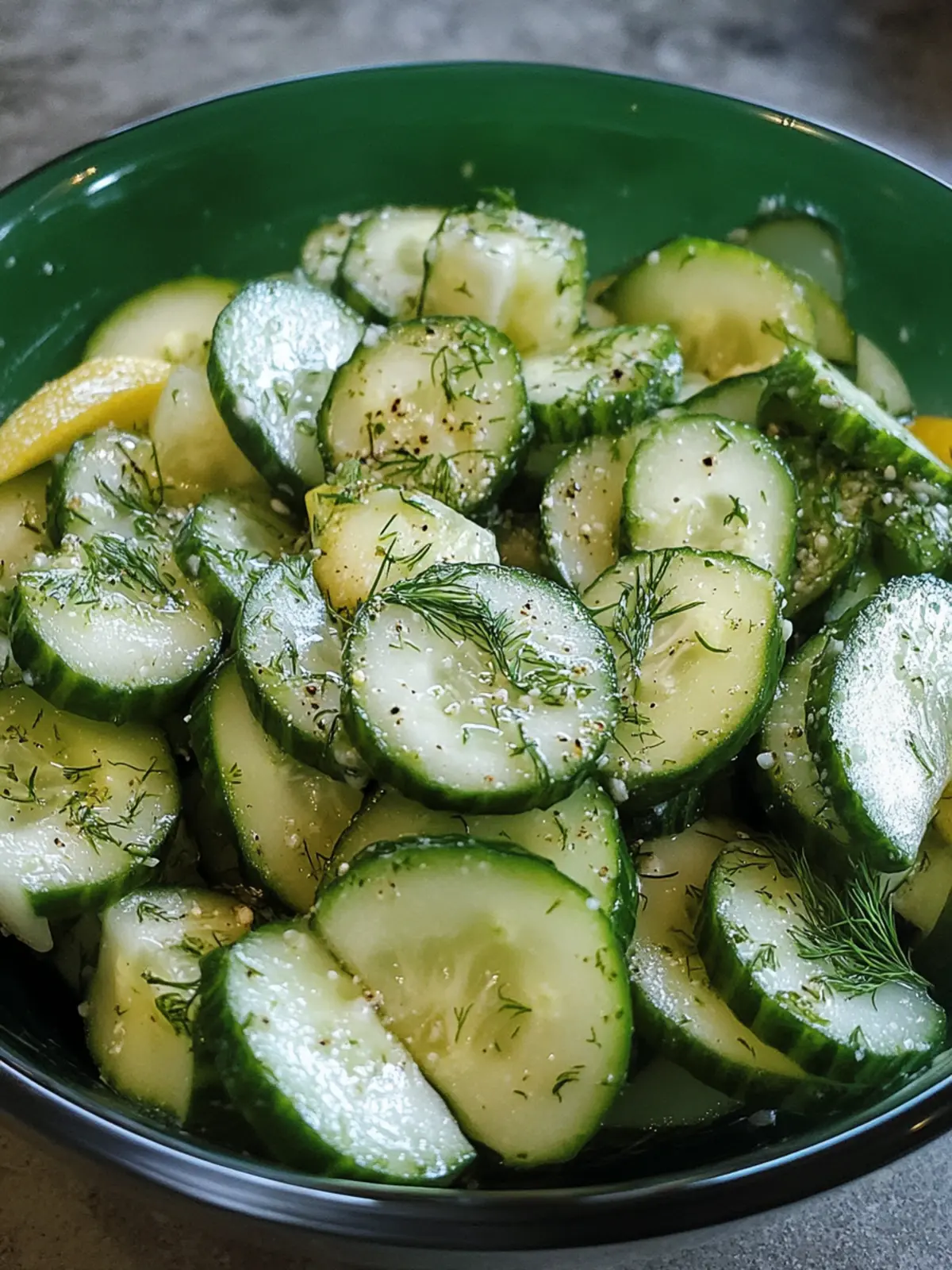 Zesty Lemon Dill Cucumber Salad for a Fresh Summer Boost 2 Lemon Dill Cucumber Salad