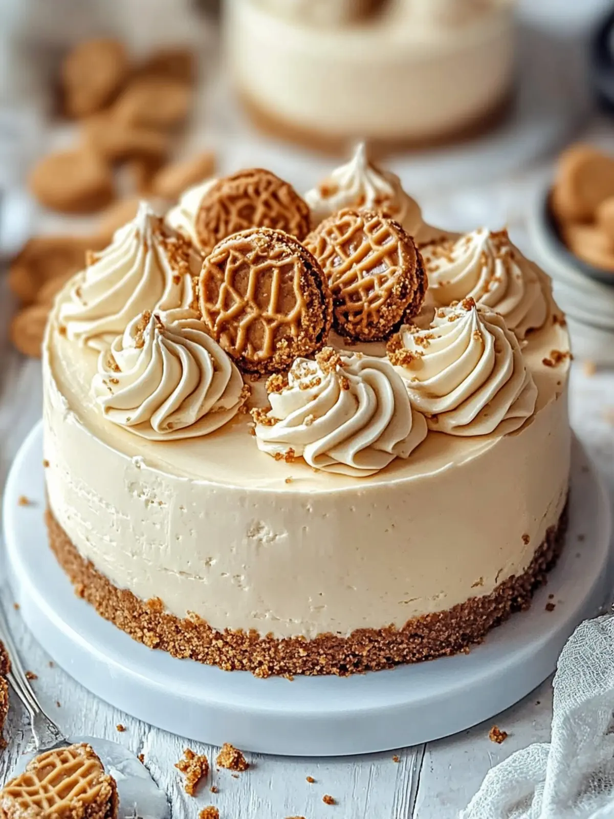 Decadent Biscoff Cookie Butter Cheesecake for Sweet Moments 4 Biscoff Cookie Butter Cheesecake