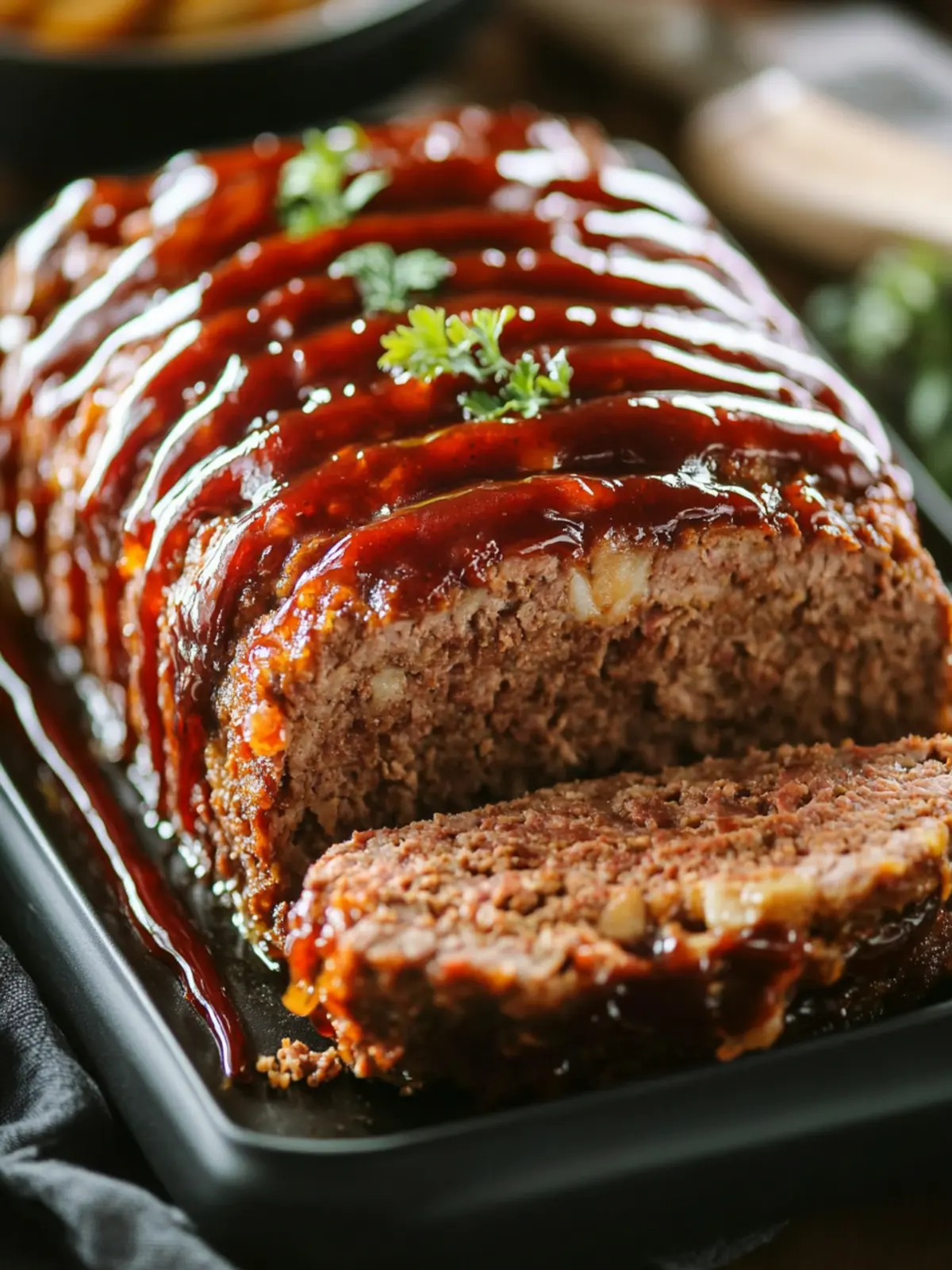 Savory Beef and Pork Meatloaf with a Tangy Glaze Twist 4 Savory Beef and Pork Meatloaf