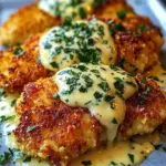 Crispy Parmesan Chicken w/ Creamy Garlic Sauce for Cozy Nights 7 Crispy Parmesan Chicken w/ Creamy Garlic Sauce