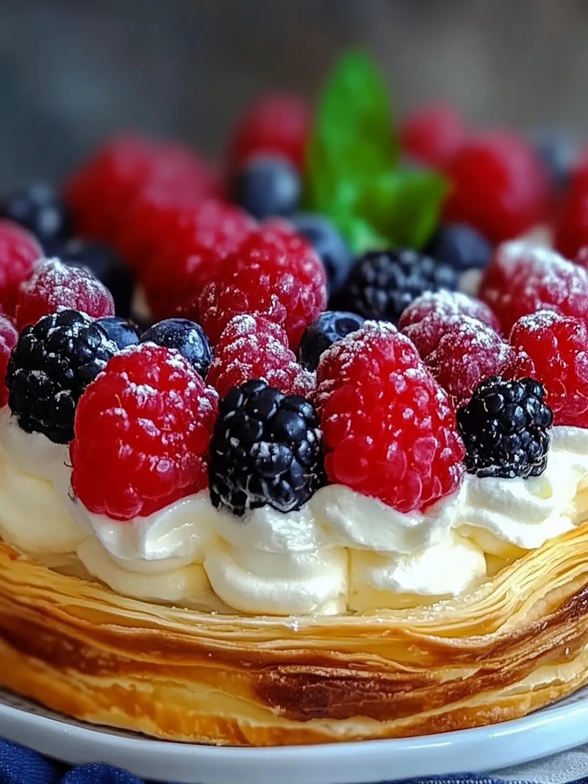 Berry Cream Pastry Cake: A Deliciously Customizable Dessert 2 Berry Cream Pastry Cake