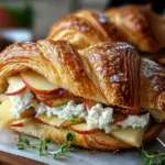 Apple & Goat Cheese Croissant Sandwich for a Gourmet Twist 10 Apple & Goat Cheese Croissant Sandwich