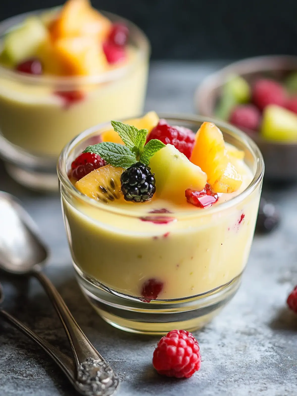 Delicious Fruit Custard: A No-Fuss Summer Delight 5 Fruit Custard