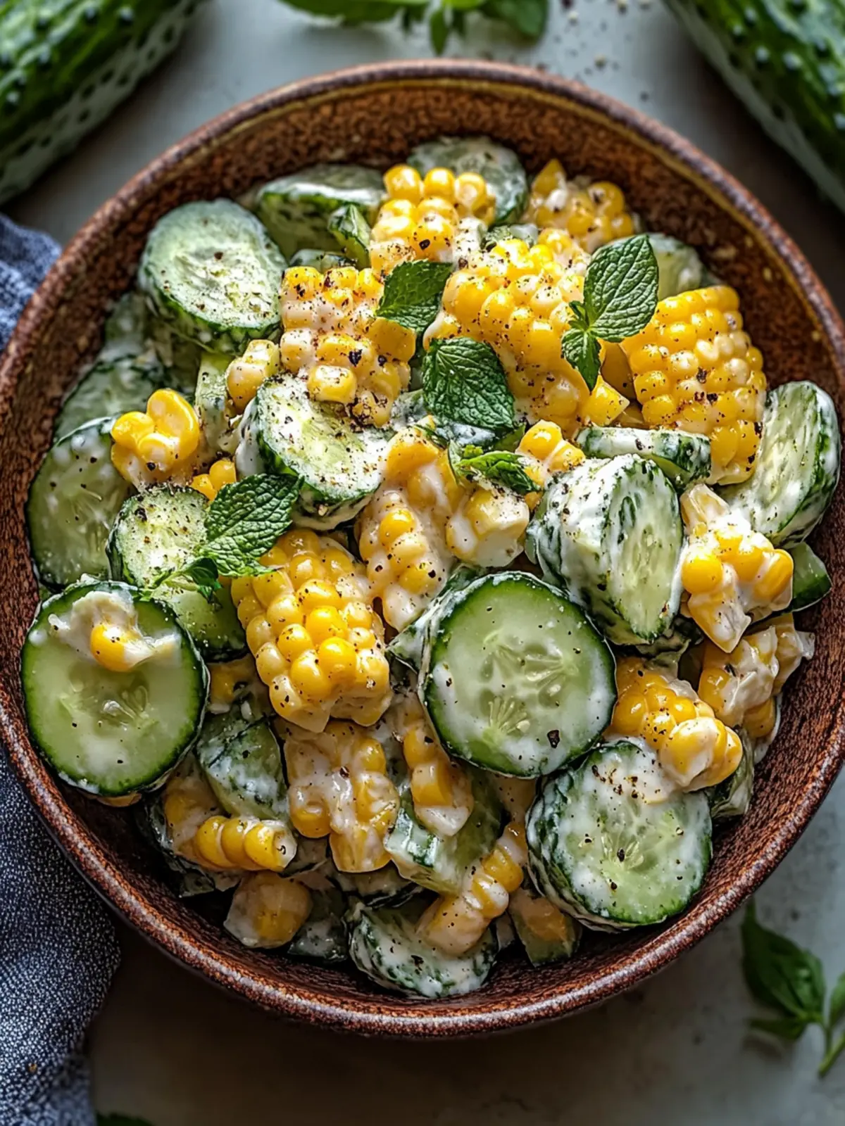 Street Corn Creamy Cucumber Salad for a Fresh Summer Boost 5 Street Corn Creamy Cucumber Salad