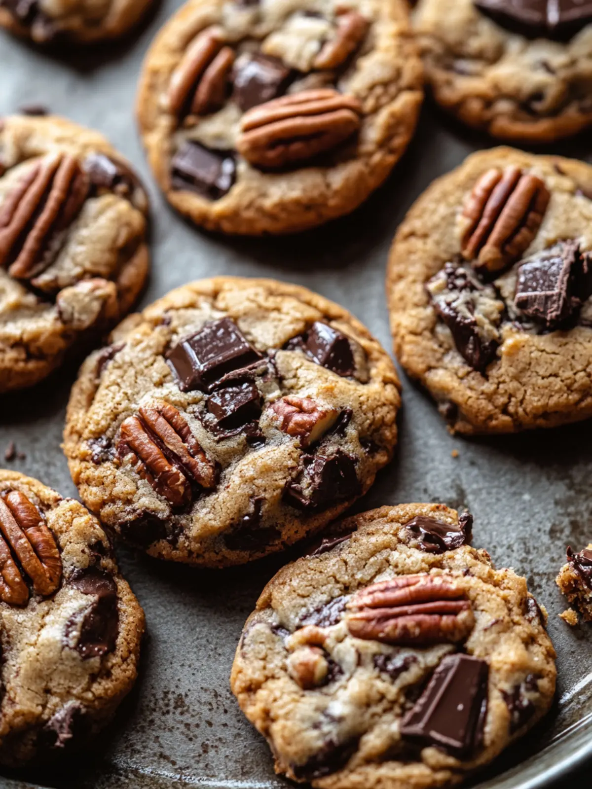 Decadent Brown Butter Bourbon Pecan Chocolate Chunk Cookies 5 Brown Butter Bourbon Pecan Chocolate Chunk Cookies