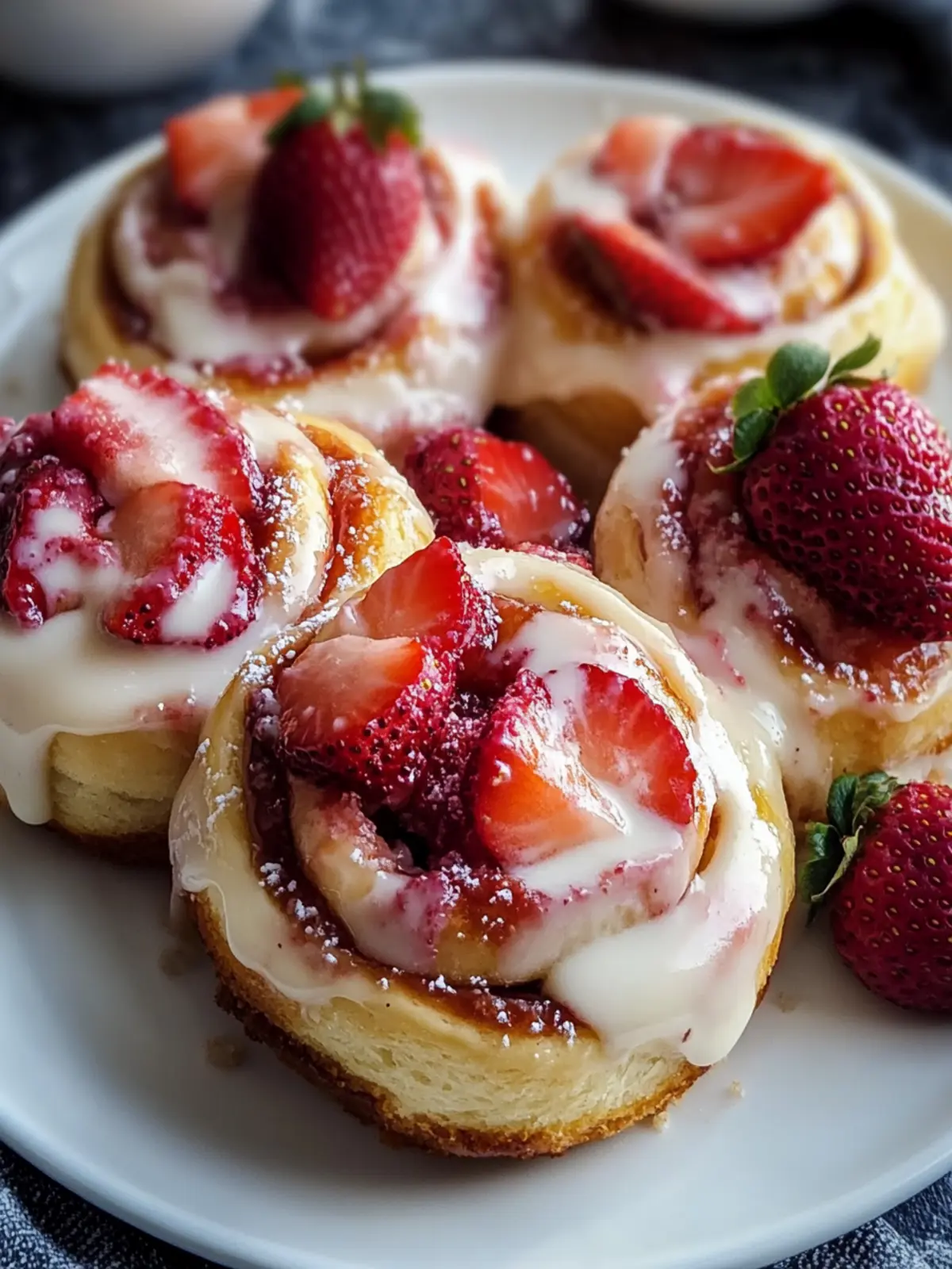 Irresistible Strawberry Cheesecake Cinnabon Rolls for Breakfast Bliss 4 Strawberry Cheesecake Cinnabon Rolls
