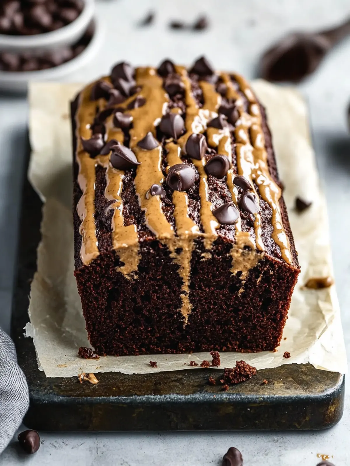 Decadent Chocolate Peanut Butter Banana Bread You’ll Love 2 Chocolate Peanut Butter Banana Bread