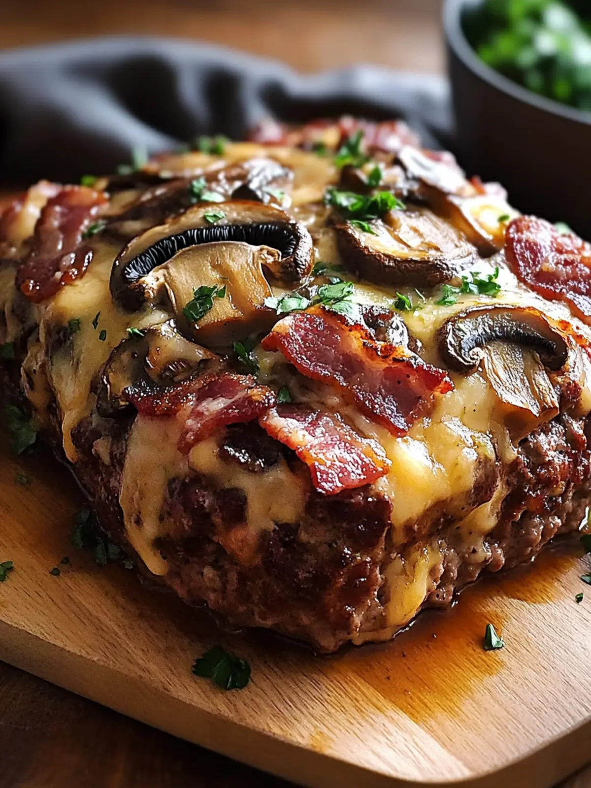 Swiss Bacon Mushroom Meatloaf: A Delicious Dinner Twist 5 Swiss Bacon Mushroom Meatloaf
