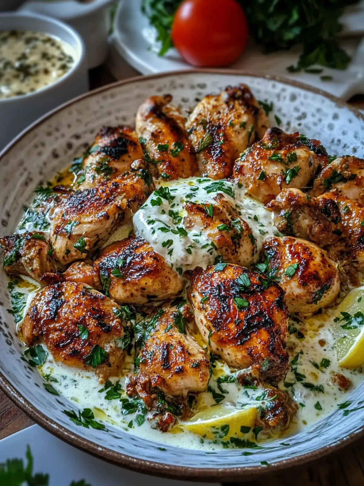 Delicious Turkish Chicken with Creamy White Sauce in 30 Minutes 3 Turkish Chicken with Creamy White Sauce