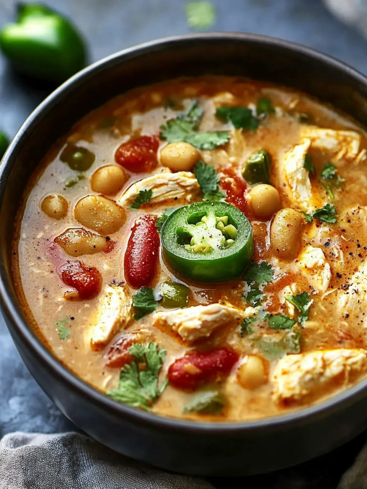 Cajun White Chicken Chili: Creamy, Spicy Comfort in a Bowl 5 Cajun White Chicken Chili