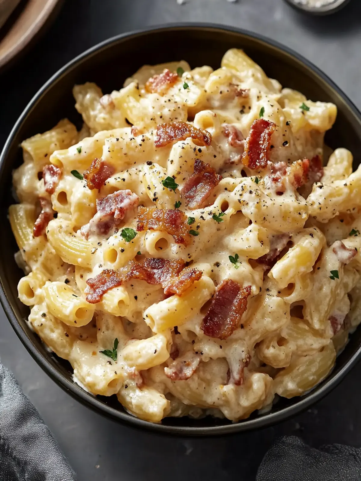 Creamy Bacon Cheddar Ranch Pasta That'll Wow Your Guests 5 Creamy Bacon Cheddar Ranch Pasta