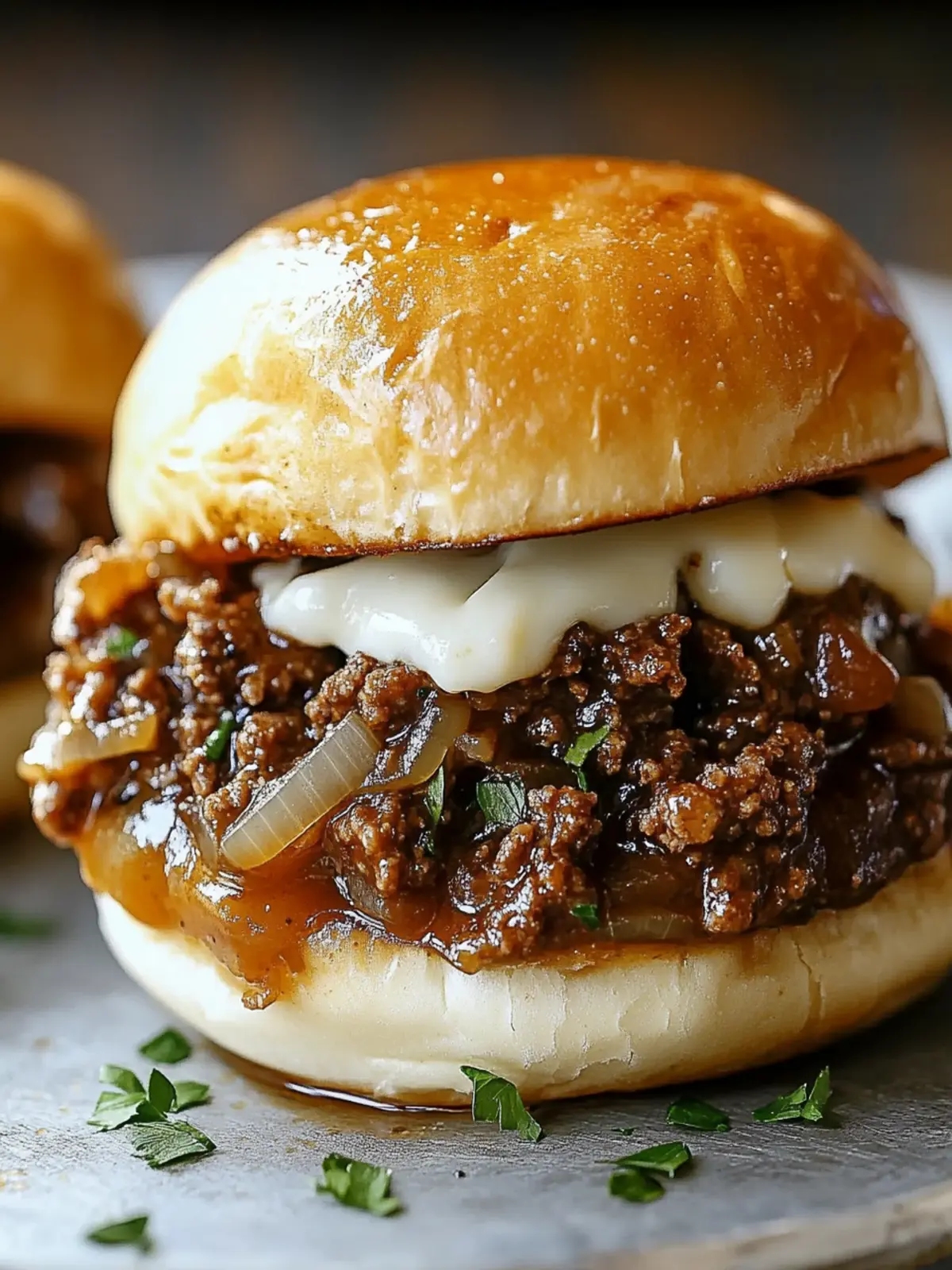 Gourmet French Onion Beef Sloppy Joes for Quick Comfort 4 French Onion Beef Sloppy Joes
