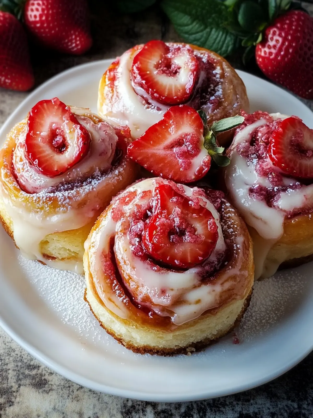 Irresistible Strawberry Cheesecake Cinnabon Rolls for Breakfast Bliss 2 Strawberry Cheesecake Cinnabon Rolls