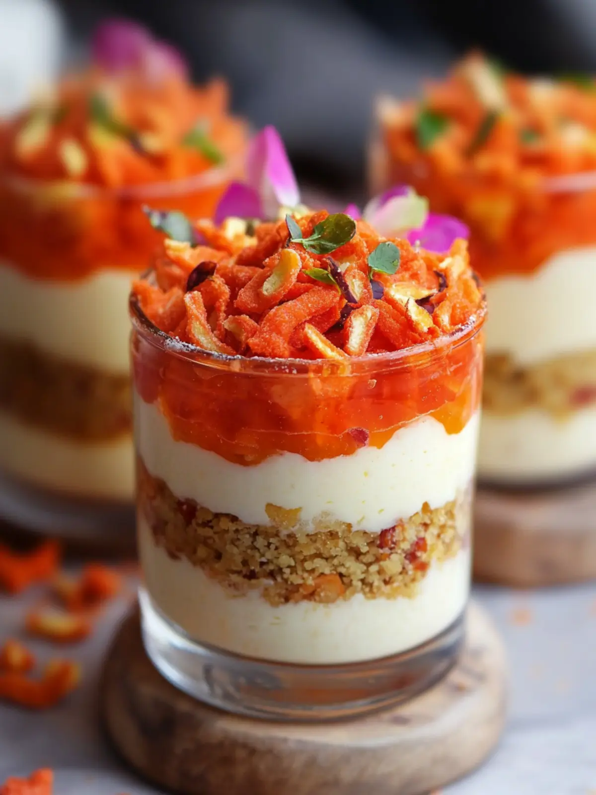 Gajar Halwa Cheesecake Jars You'll Adore: A Fusion Delight 3 Gajar Halwa Cheesecake Jars