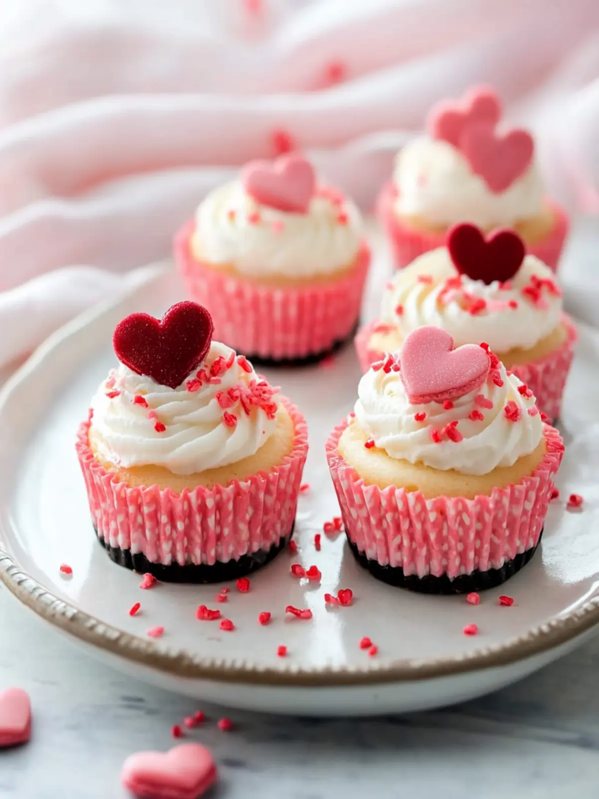 Irresistible Mini Valentine Cheesecakes for Sweet Love 5 Mini Valentine Cheesecakes