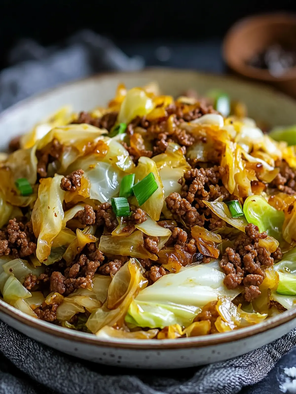 Low Carb Mongolian Ground Beef Cabbage Stir-Fry Delight 3 Low Carb Mongolian Ground Beef Cabbage