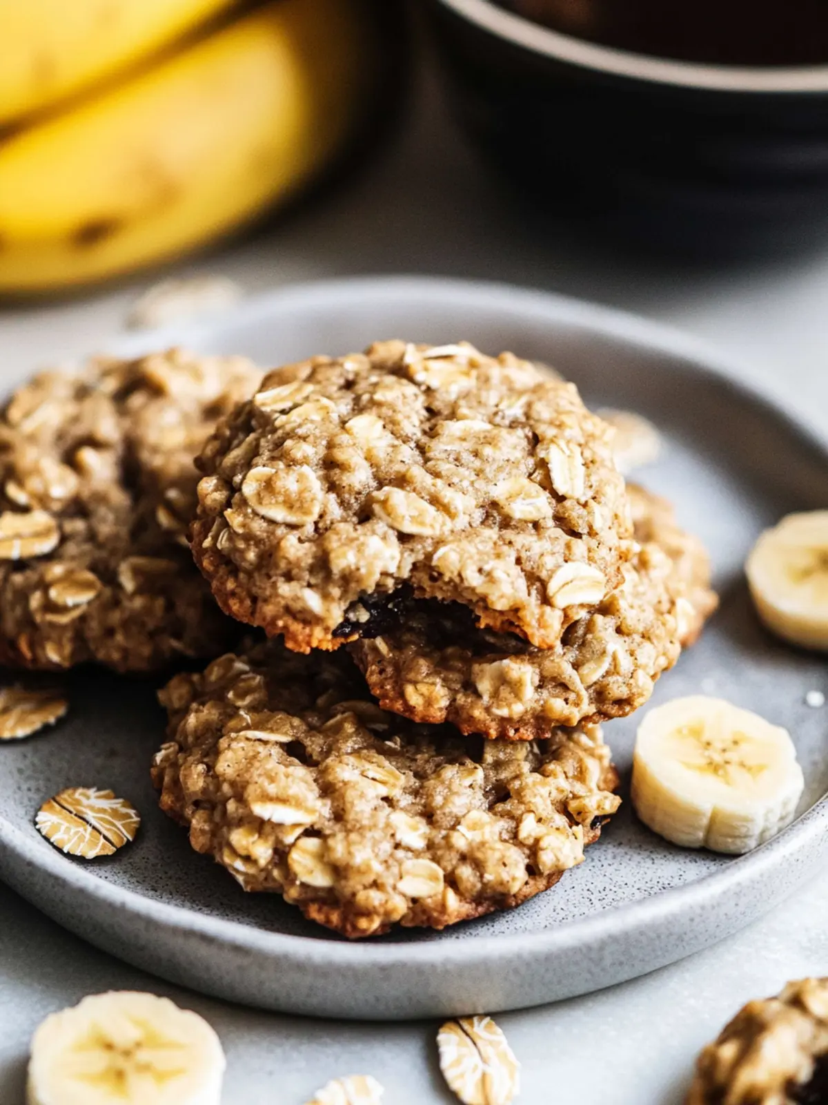 Delicious Banana Oatmeal Cookies for Guilt-Free Snacking 3 Banana Oatmeal Cookies